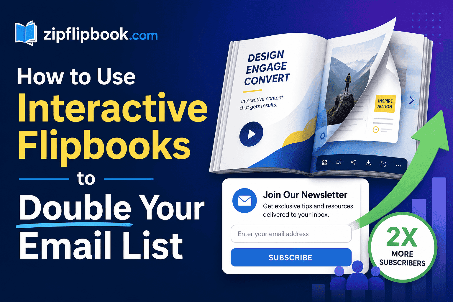 How to Use Interactive Flipbooks to Double Your Email List