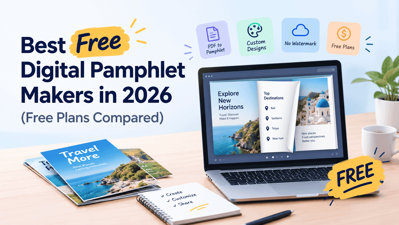 Best Free Digital Pamphlet Makers in 2026 (Free Plans Compared)