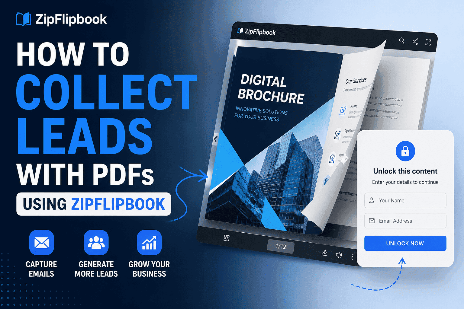 How to Collect Leads With PDFs Using ZipFlipbook