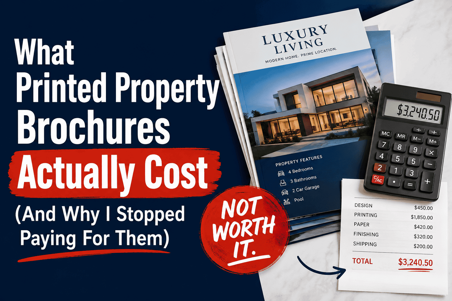 What Printed Property Brochures Cost