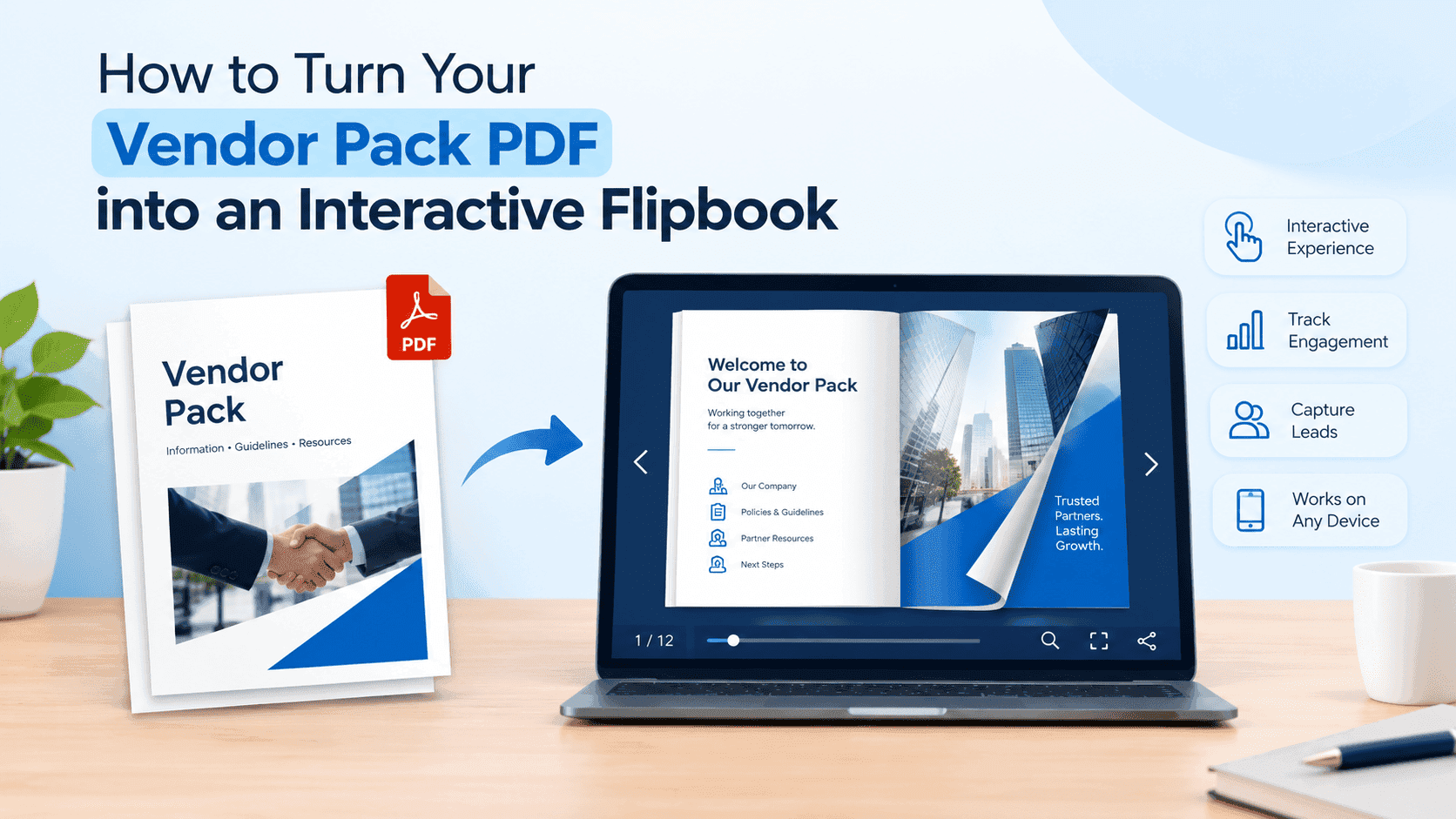 How to Turn Your Vendor Pack PDF into an Interactive Flipbook
