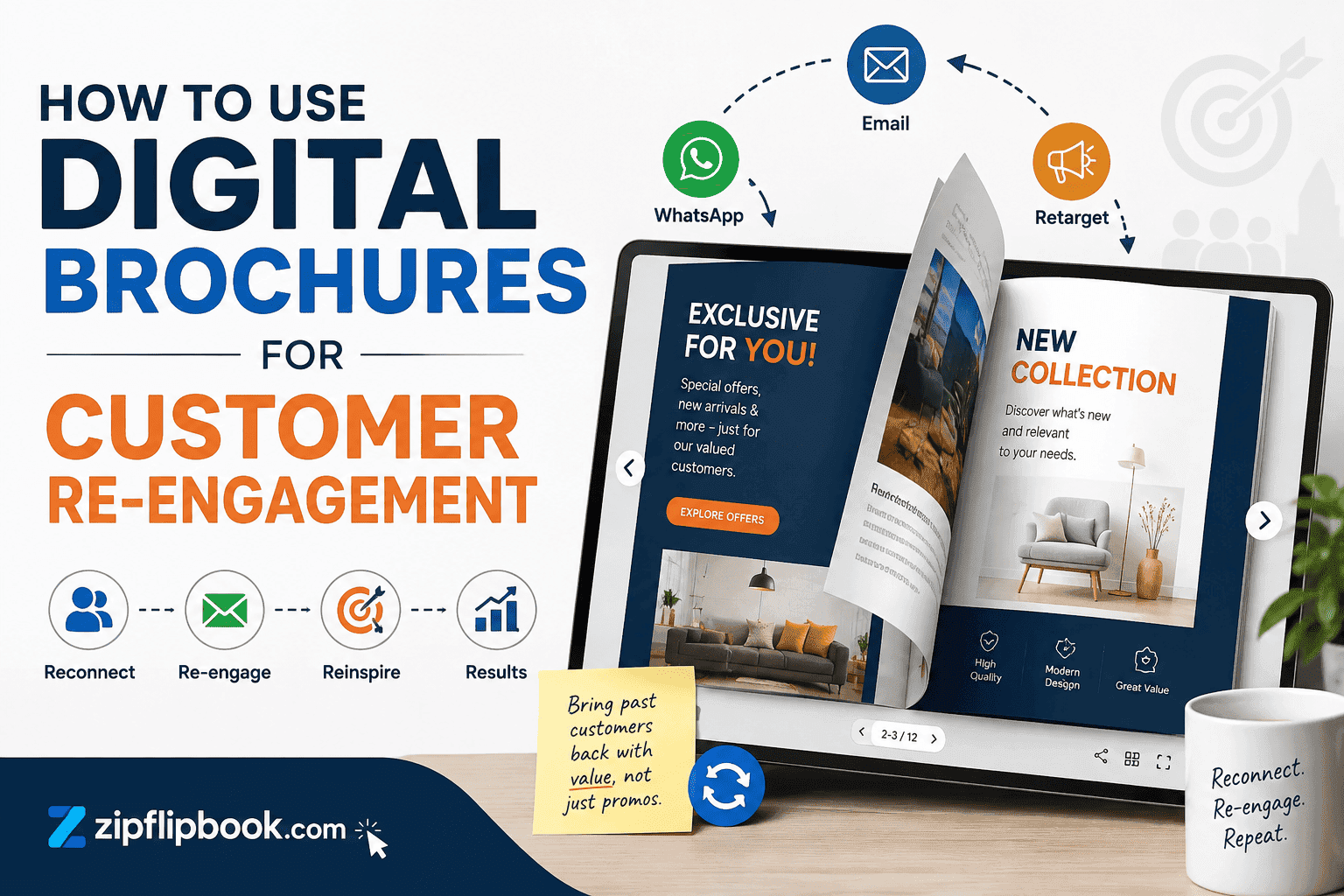 How to Use Digital Brochures for Customer Re-Engagement