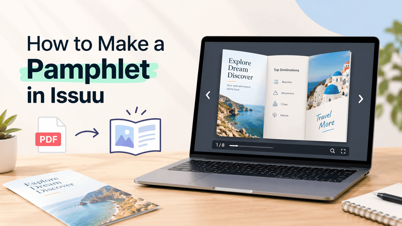 How to Make a Pamphlet in Issuu