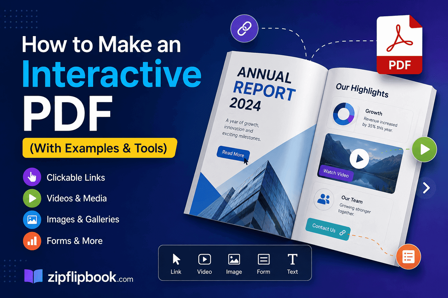 How to Make an Interactive PDF (With Examples & Tools)