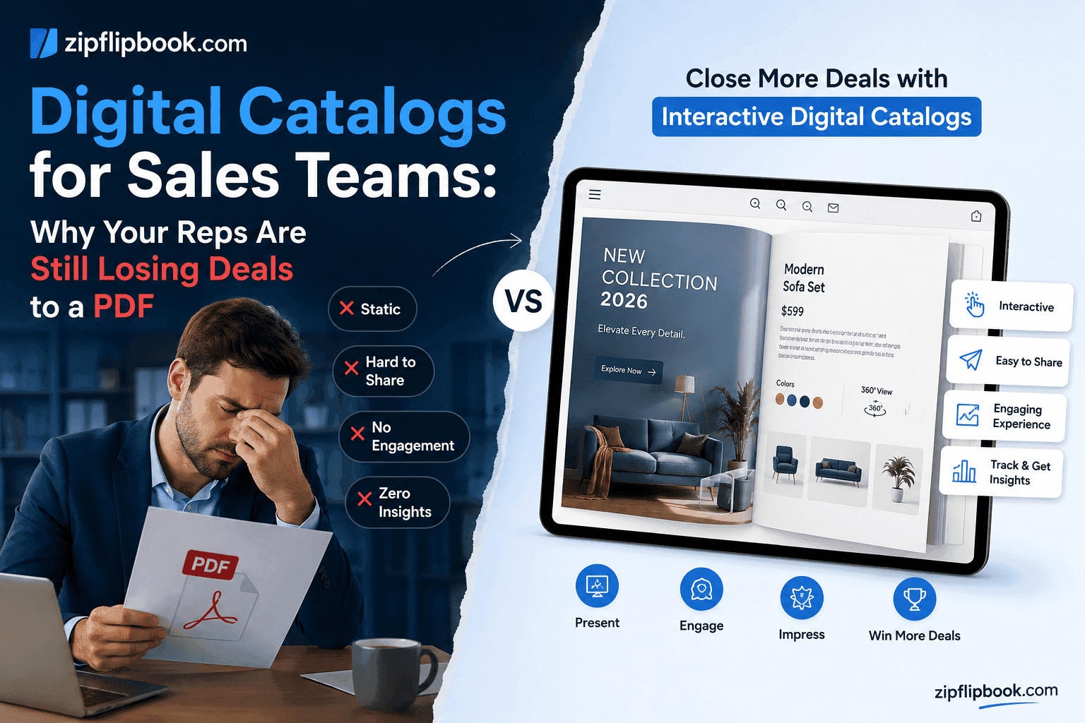 Digital Catalogs for Sales Teams: Why Your Reps Are Still Losing Deals to a PDF